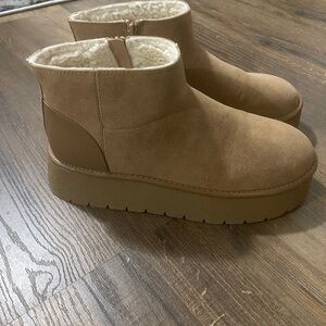 Cozy Tan Ankle Boots